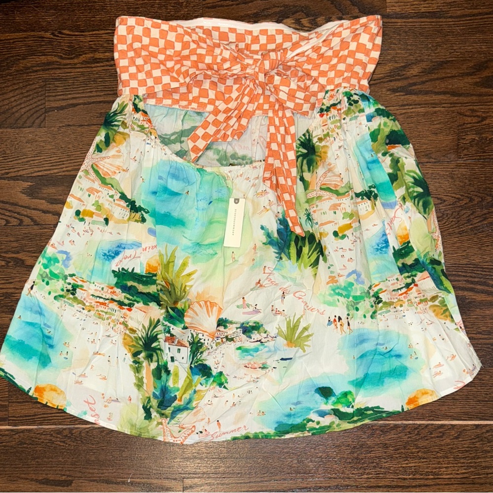 Celandine Strapless Patterned Bubble Mini Dress - Picture 8 of 13